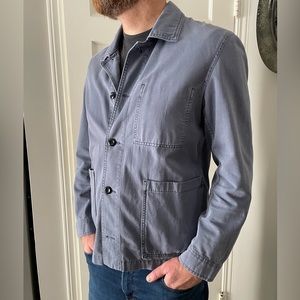 Banana Republic lightweight chore coat, M, blue